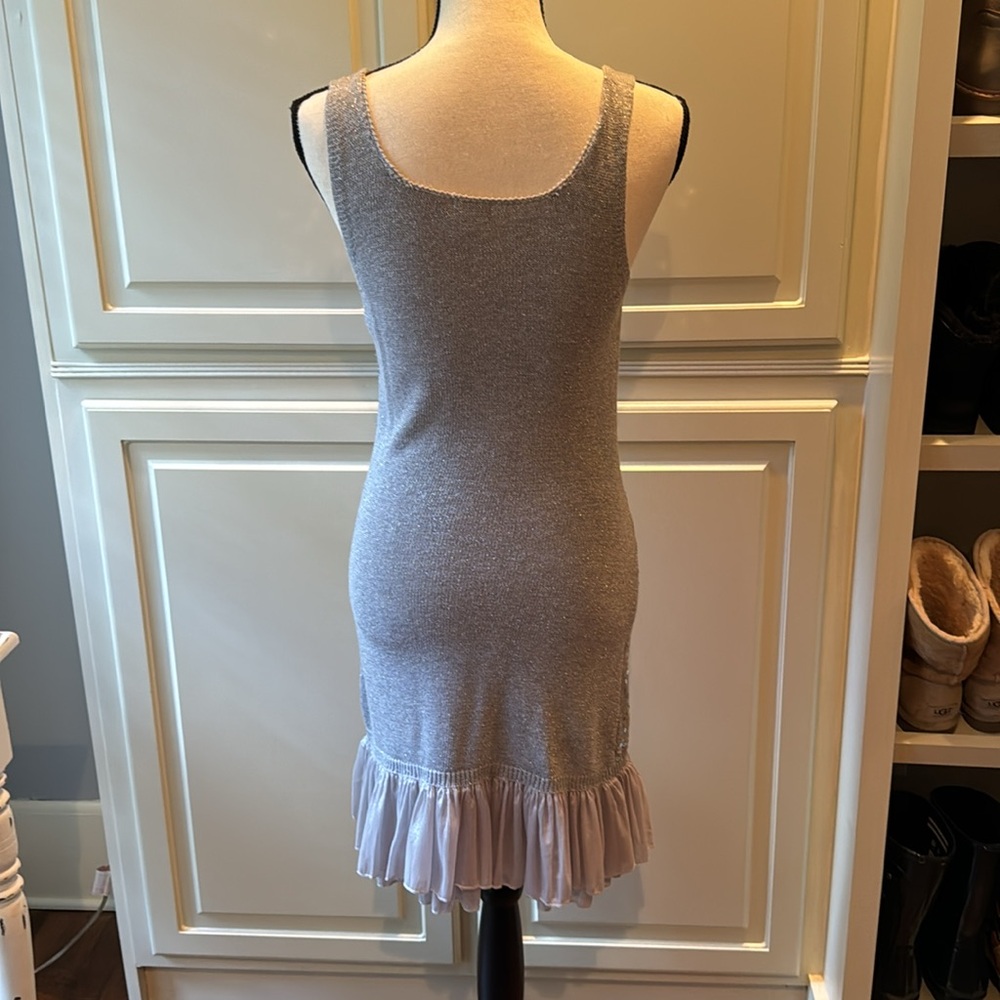 NWOT silver sequin sweater dress - Picture 4 of 4